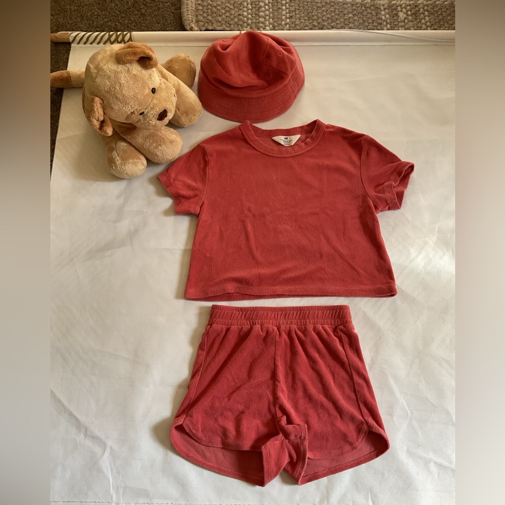 H&M Coral Lounge Set (Size 6X/7)